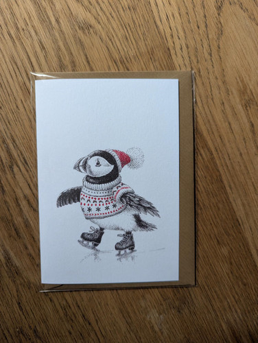 Christmas greetings card ice - card,,