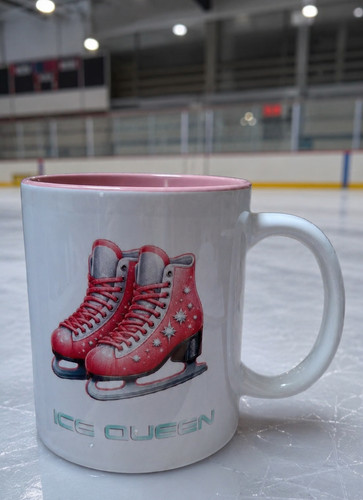 Ice skating queen 11oz ceramic - ice,