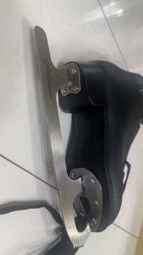 Galaxy black ice skating shoes - black,