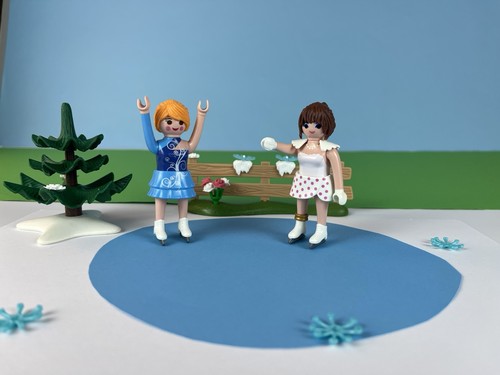 Playmobil ice skating - ice, winter