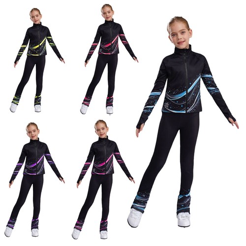 Kids girls ice skating - ,