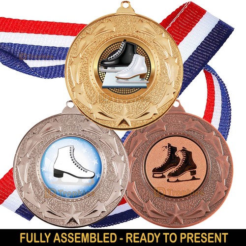 Ice skating medals ribbons - ice,