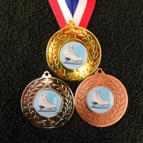 Ice skating medal ribbon - ice, &