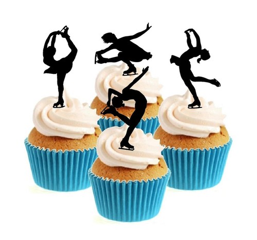 Novelty ice skating silhouette - novelty,